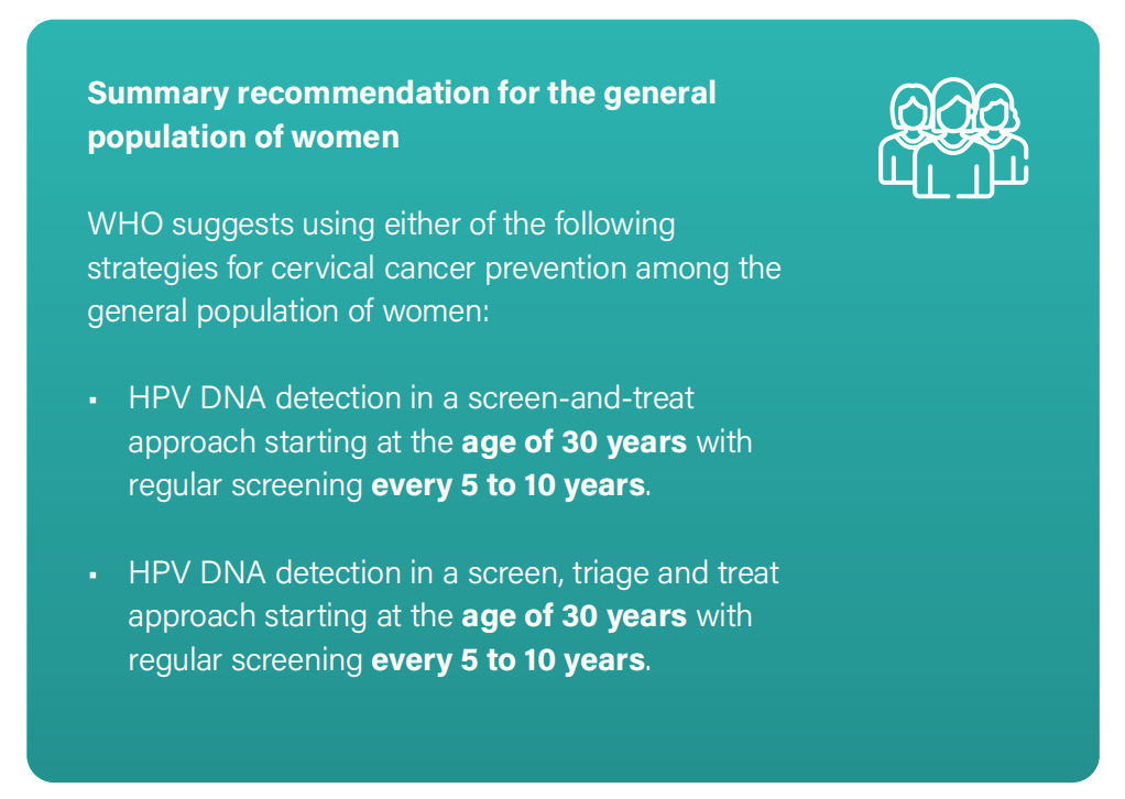 WHO发布宫颈癌防治新版指南，「推荐HPV-DNA 检测为宫颈癌首选筛查方法」